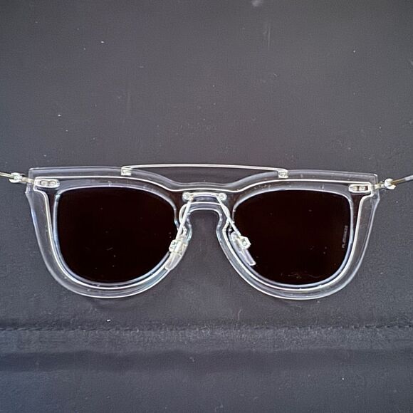 Valentino Sunglasses crystal and silver sunglasses w Blue lenses - Picture 3 of 12